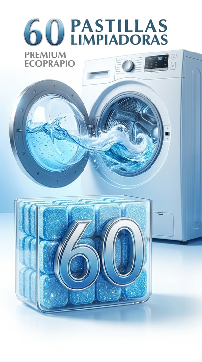 60 CrystalBlue Washer Clean Tab